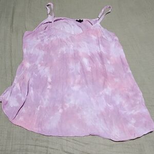 Torrid Light Purple Tie-Dye Tank Top